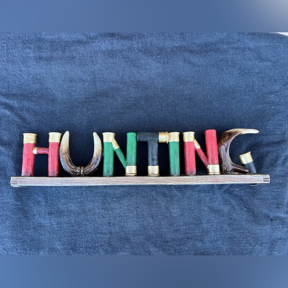 Rustic “HUNTING” Cabin Decor Sign